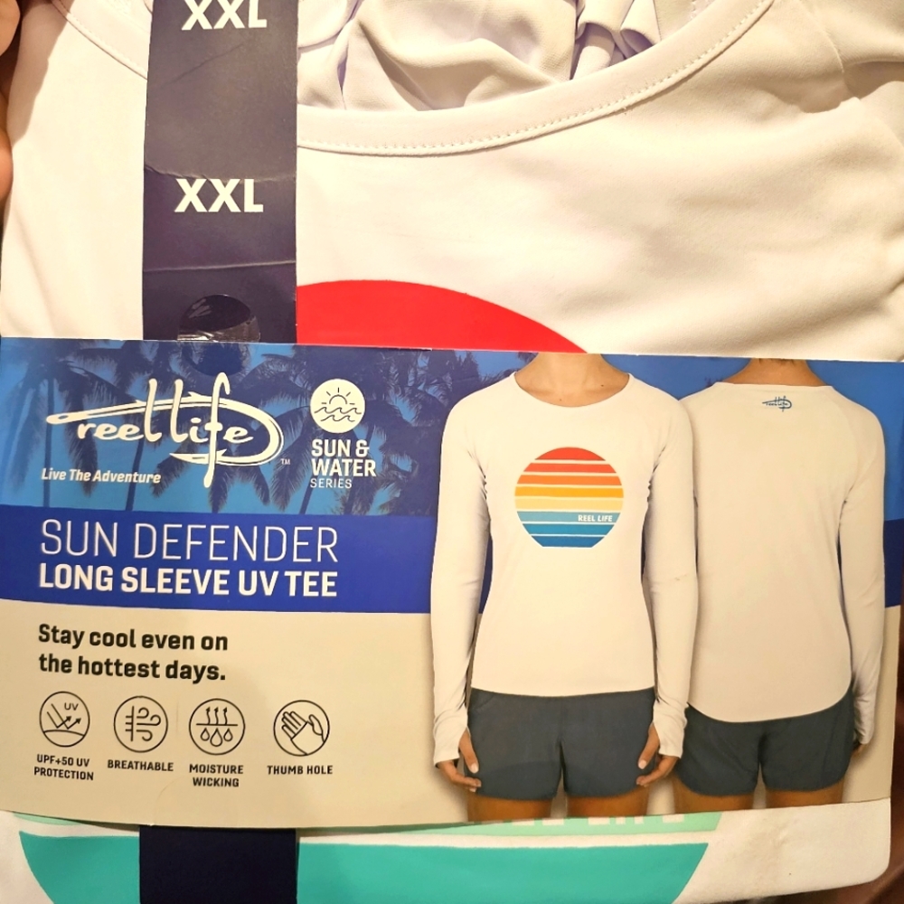 🆕️Reel Life Sun Defender UV Long Sleeve Tee